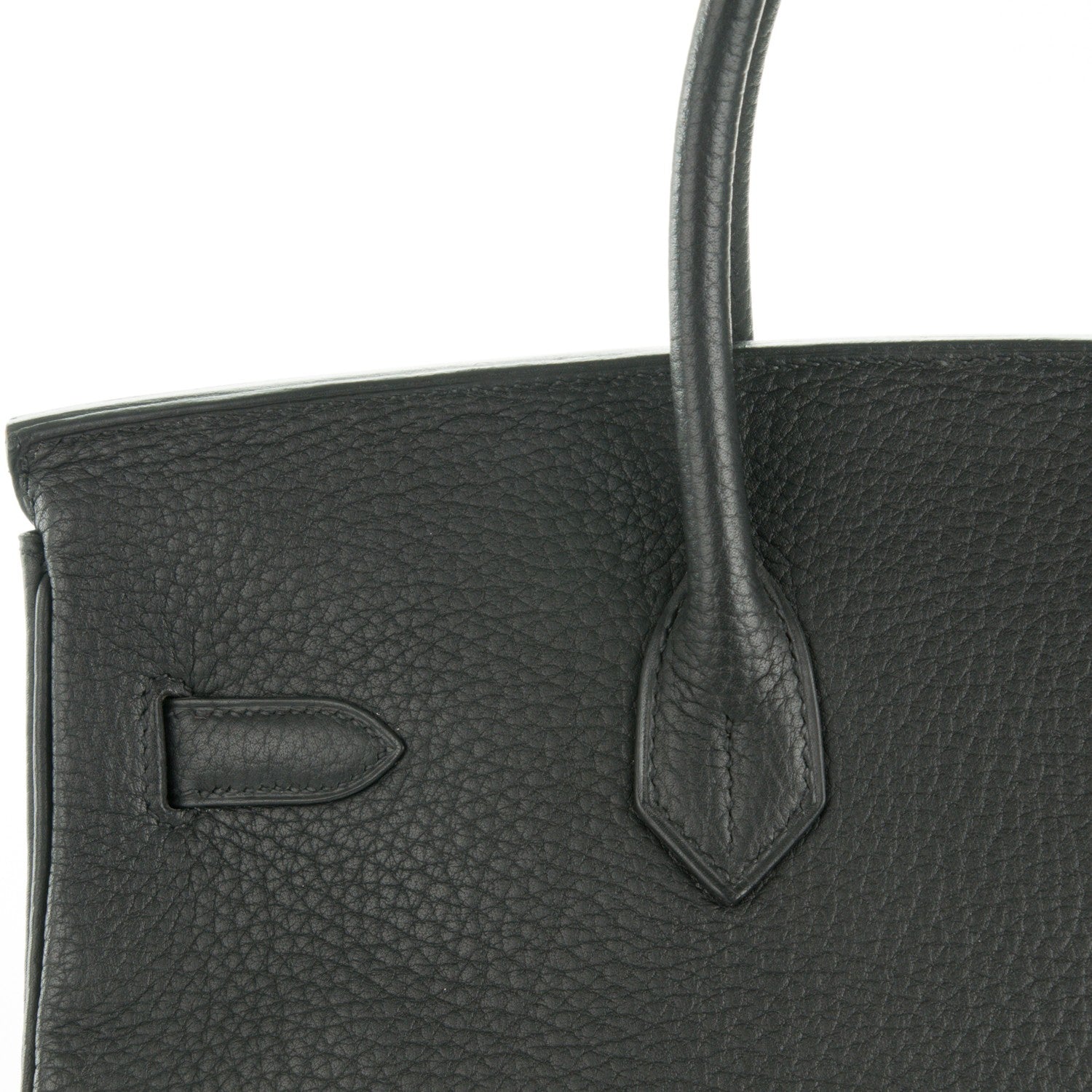 Hermes Taurillon Clemence Birkin 35 Black 15 of 24
