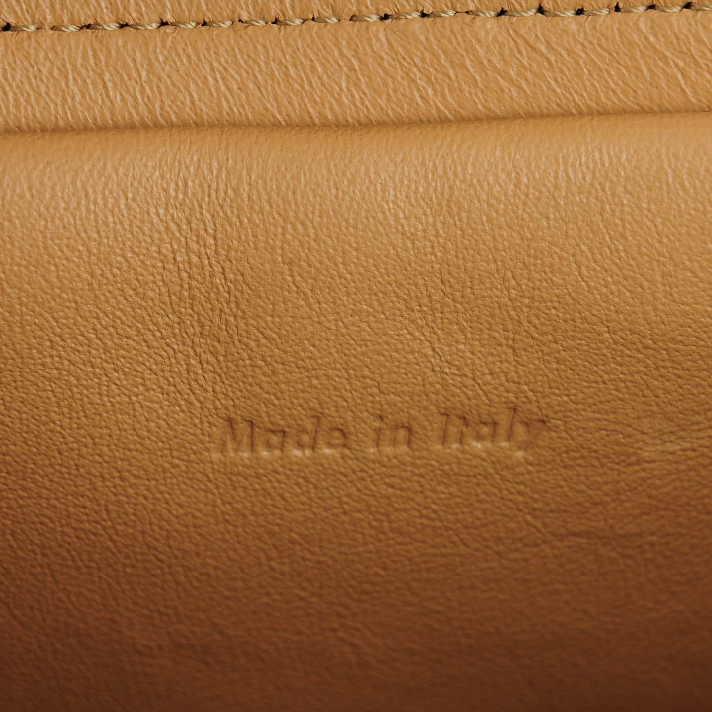 Smooth Calfskin Mini Bi-Color Belt Bag Beige
