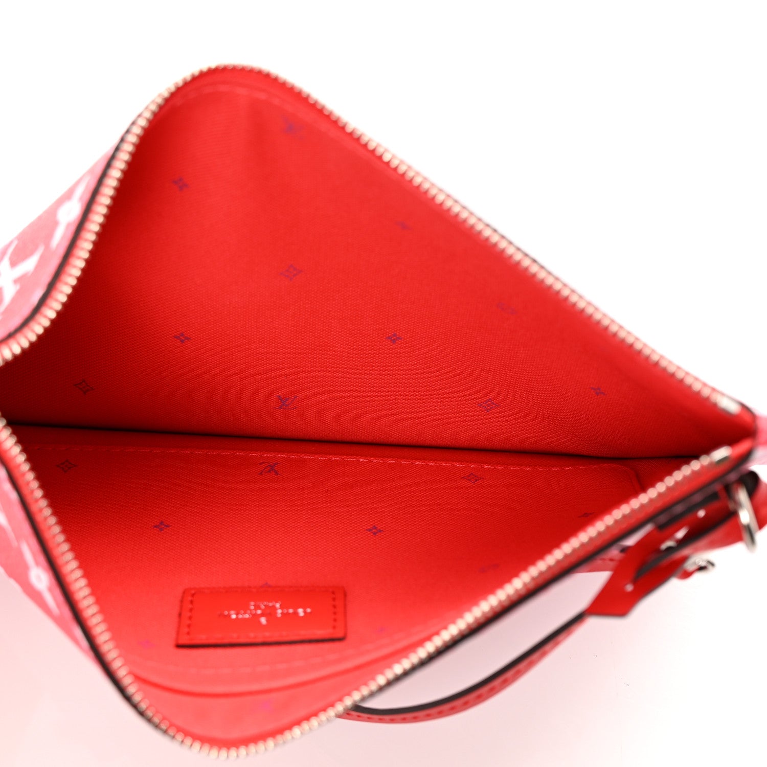 Louis Vuitton Monogram Escale Neverfull MM GM Pochette Rouge 5 of 8