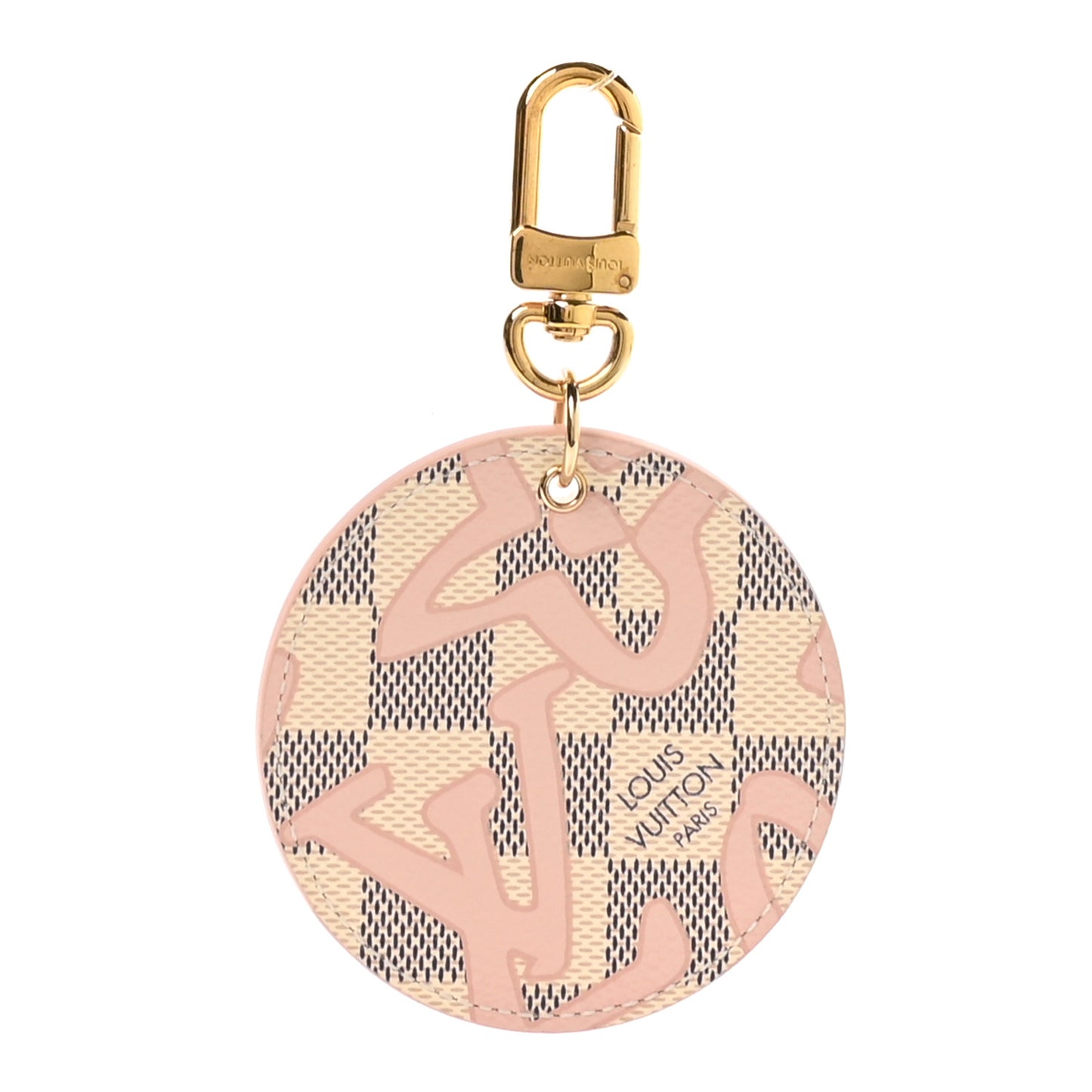 Damier Azur Tahitienne Bag Charm Key Ring