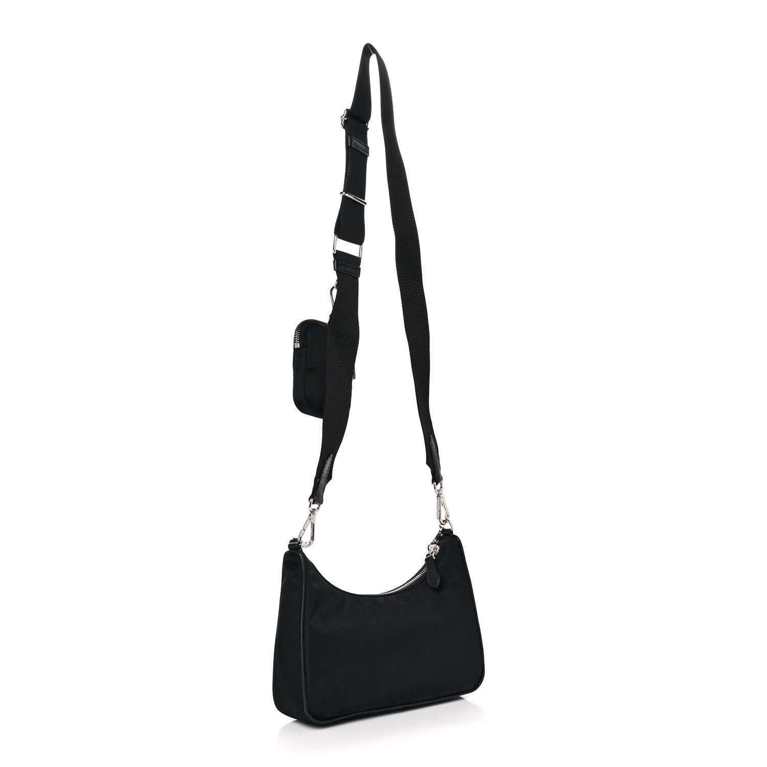 Prada Nylon Re-Edition 2005 Shoulder Bag Black 3 of 9