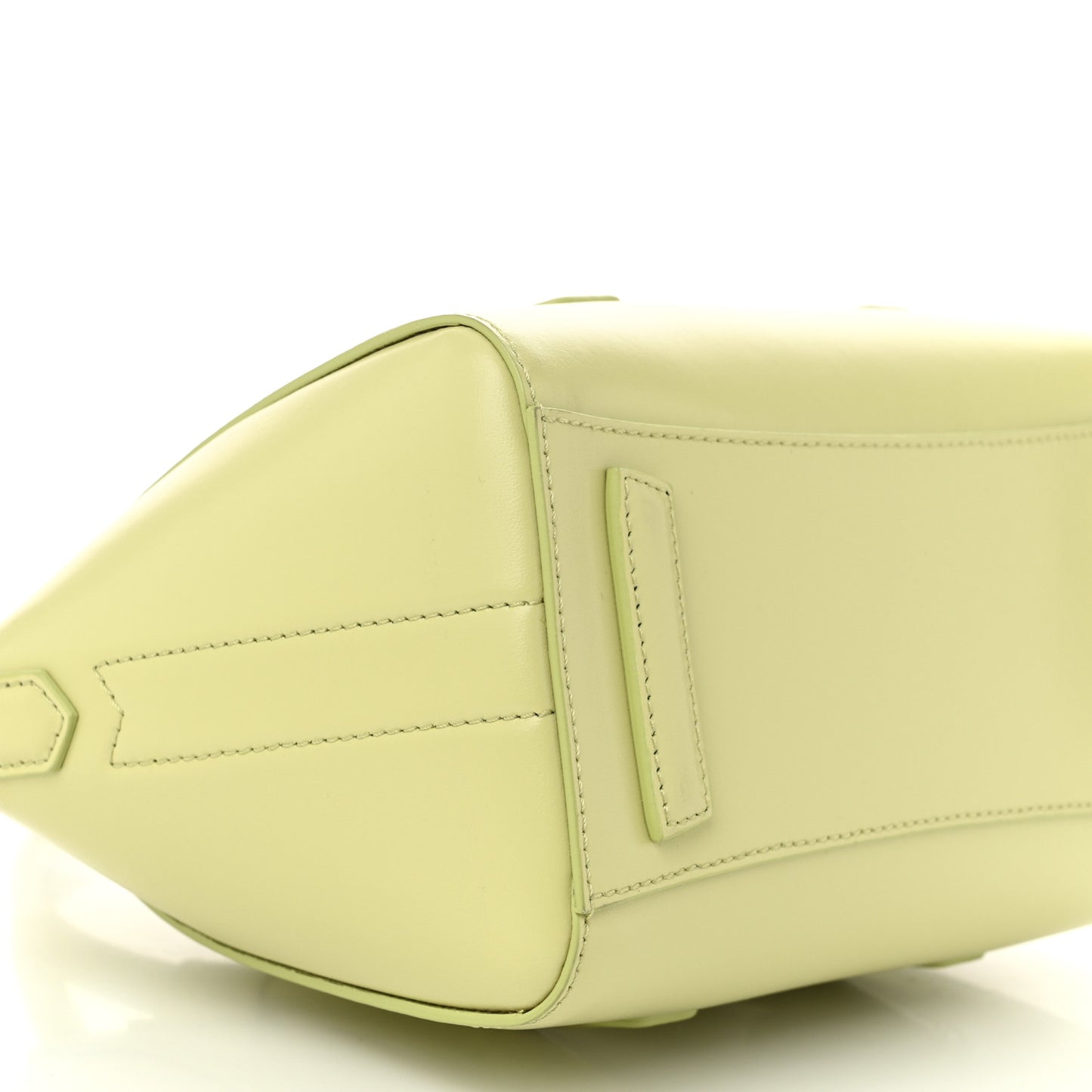 Box Calfskin Mini Lock Antigona Shoulder Bag Avocado Green