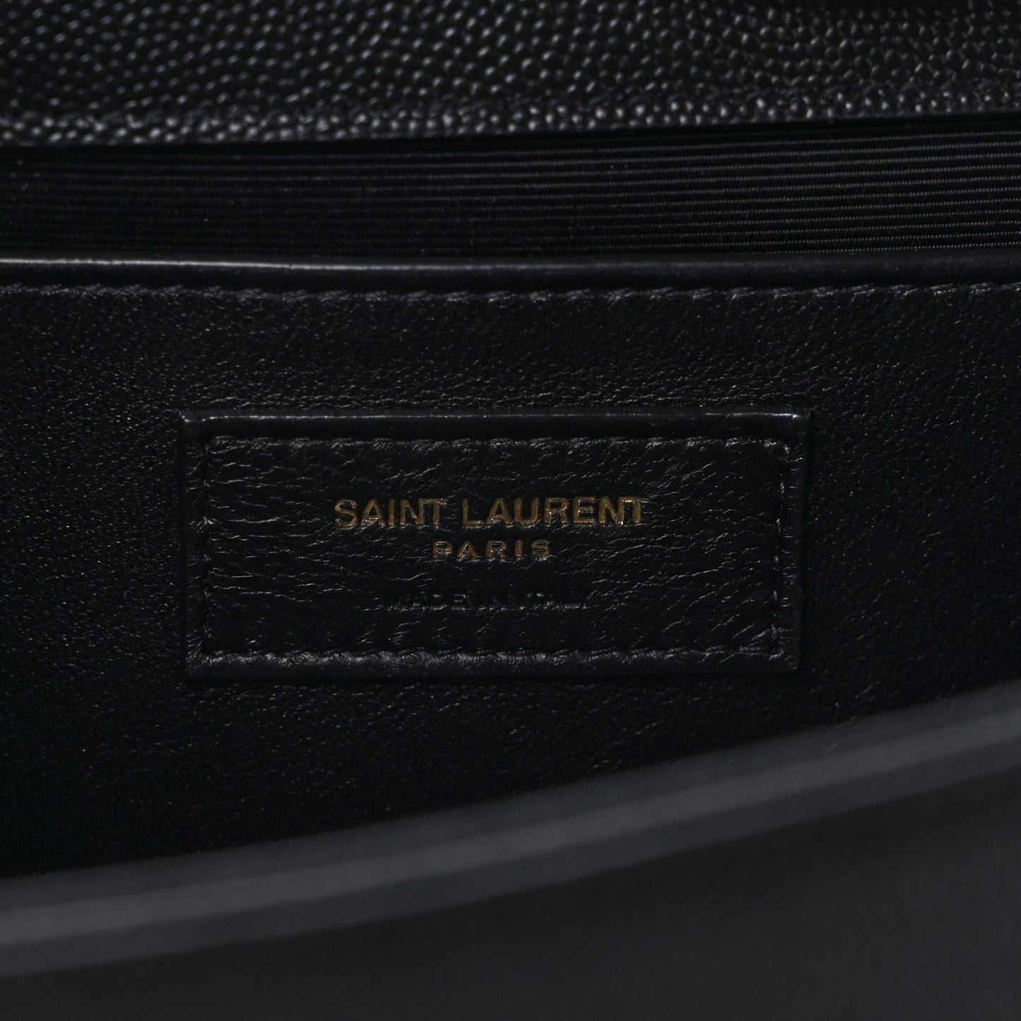 Grain De Poudre Medium Classic Monogram Kate Satchel Black