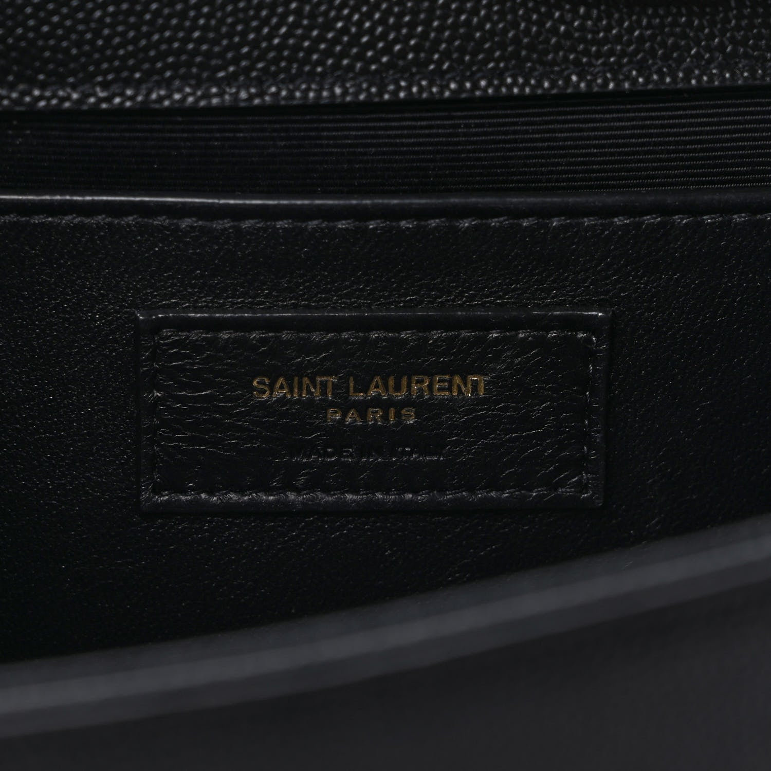 Saint Laurent Grain De Poudre Medium Classic Monogram Kate Satchel Black 6 of 8