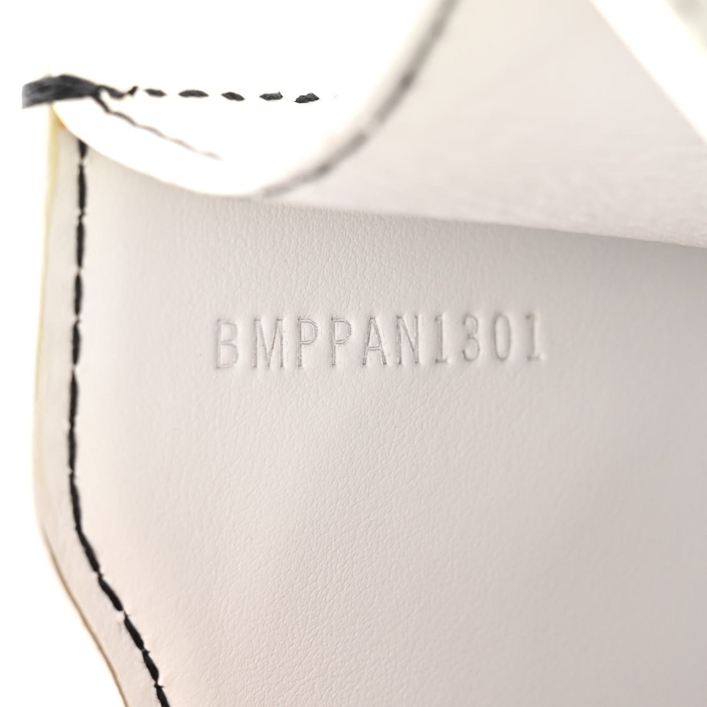 Calfskin Monogram Embossed Small TB Chain Bag Optic White