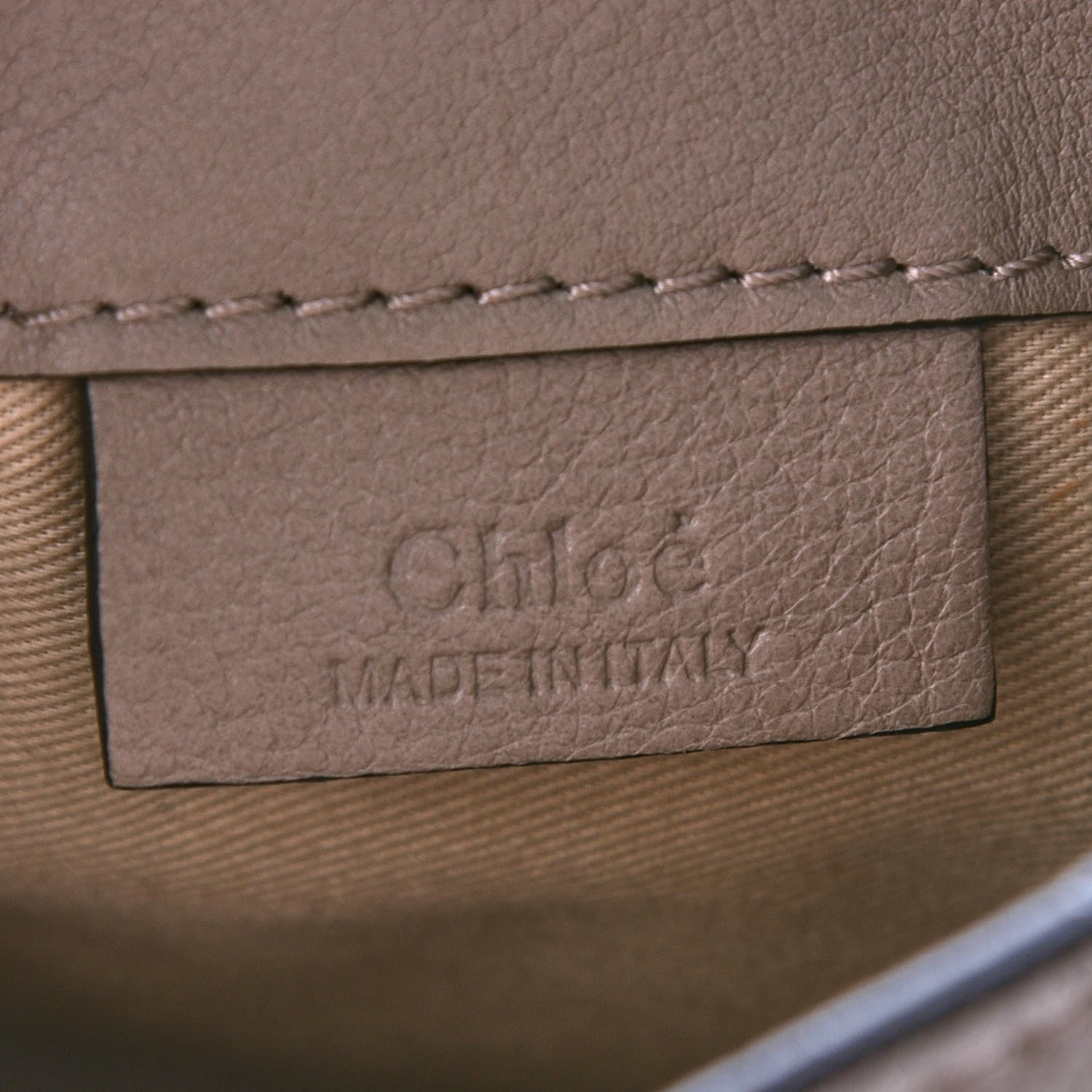 Chloe Suede Calfskin Mini Faye Backpack Motty Grey 9 of 13