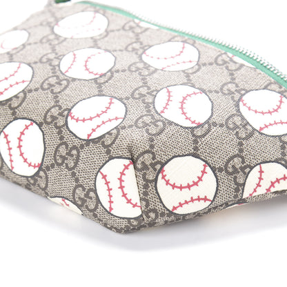 Gucci GG Supreme Monogram Baseballs Web Childrens Belt Bag 9 of 9