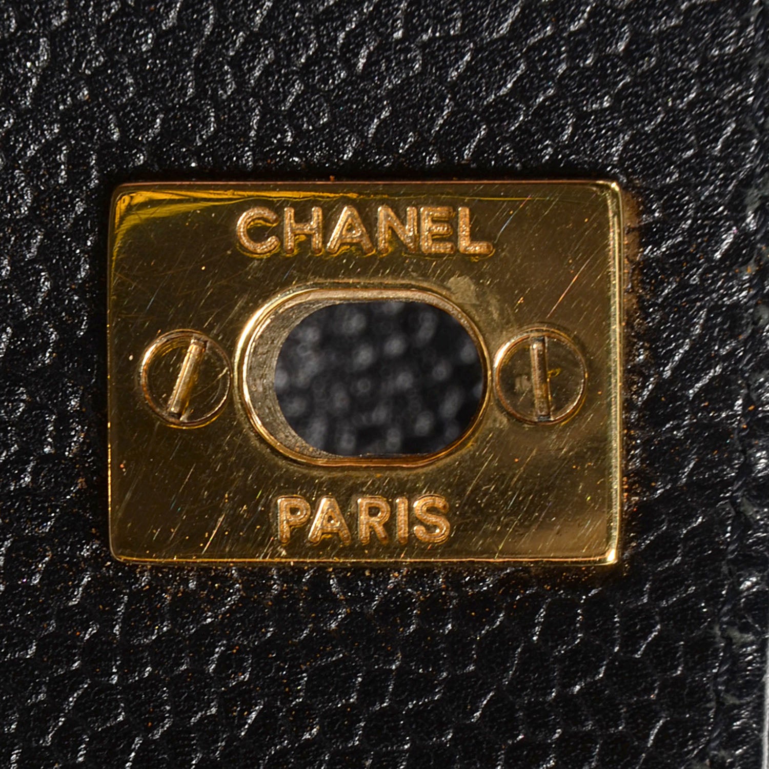 Chanel Caviar Shoulder Bag Black 6 of 10