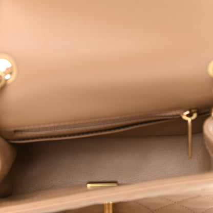 Chanel Lambskin Quilted Mini Pearl Crush Flap Beige 5 of 12