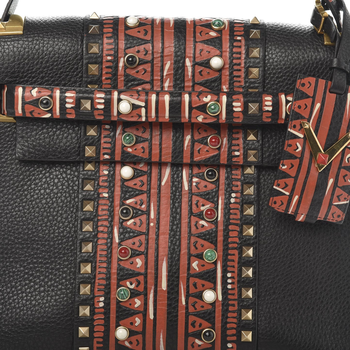 Alce Tribal Medium My Rockstud Frame Bag Black