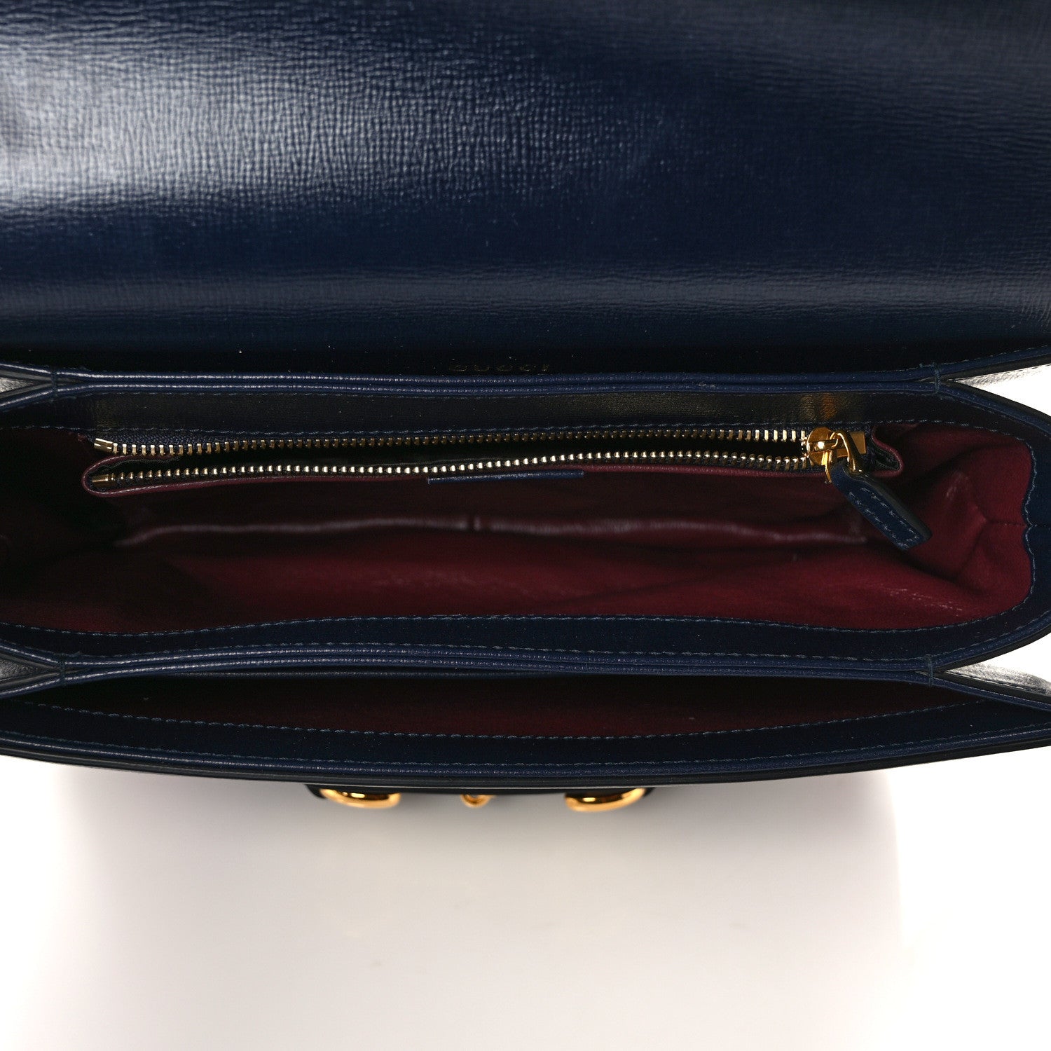 Gucci Velvet Azalea Calfskin Baiadera Stripe Horsebit 1955 Shoulder Bag Multicolor 5 of 10
