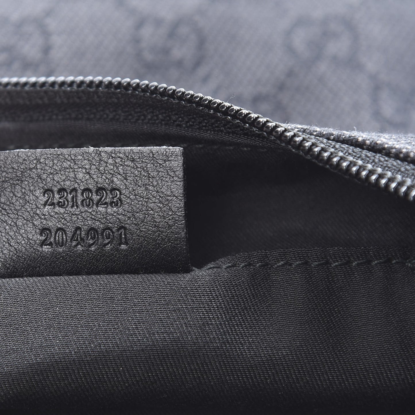 Denim Monogram Half Moon Hobo Black