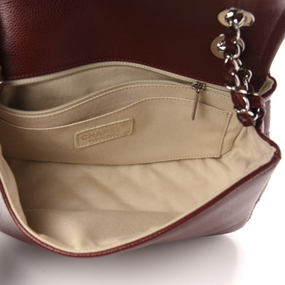 Chanel Caviar Medium Timeless CC Flap Dark Red 5 of 11