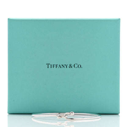 Tiffany Sterling Silver Hook Bangle Bracelet 4 of 4
