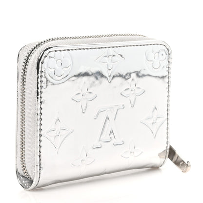 Louis Vuitton Monogram Mirror Zippy Coin Purse Silver 3 of 7