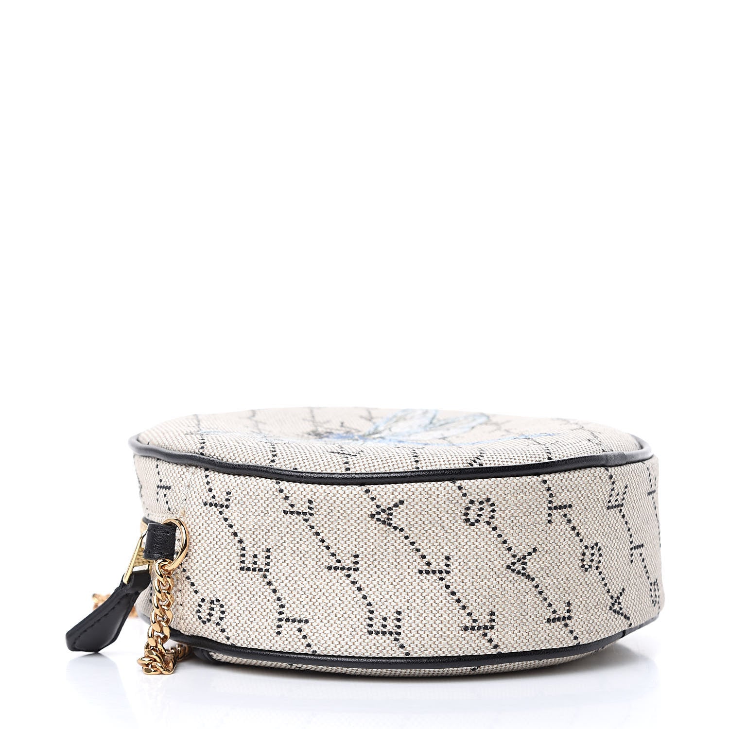 Stella McCartney Canvas Monogram Mini Dragonfly Round Crossbody Bag 4 of 10