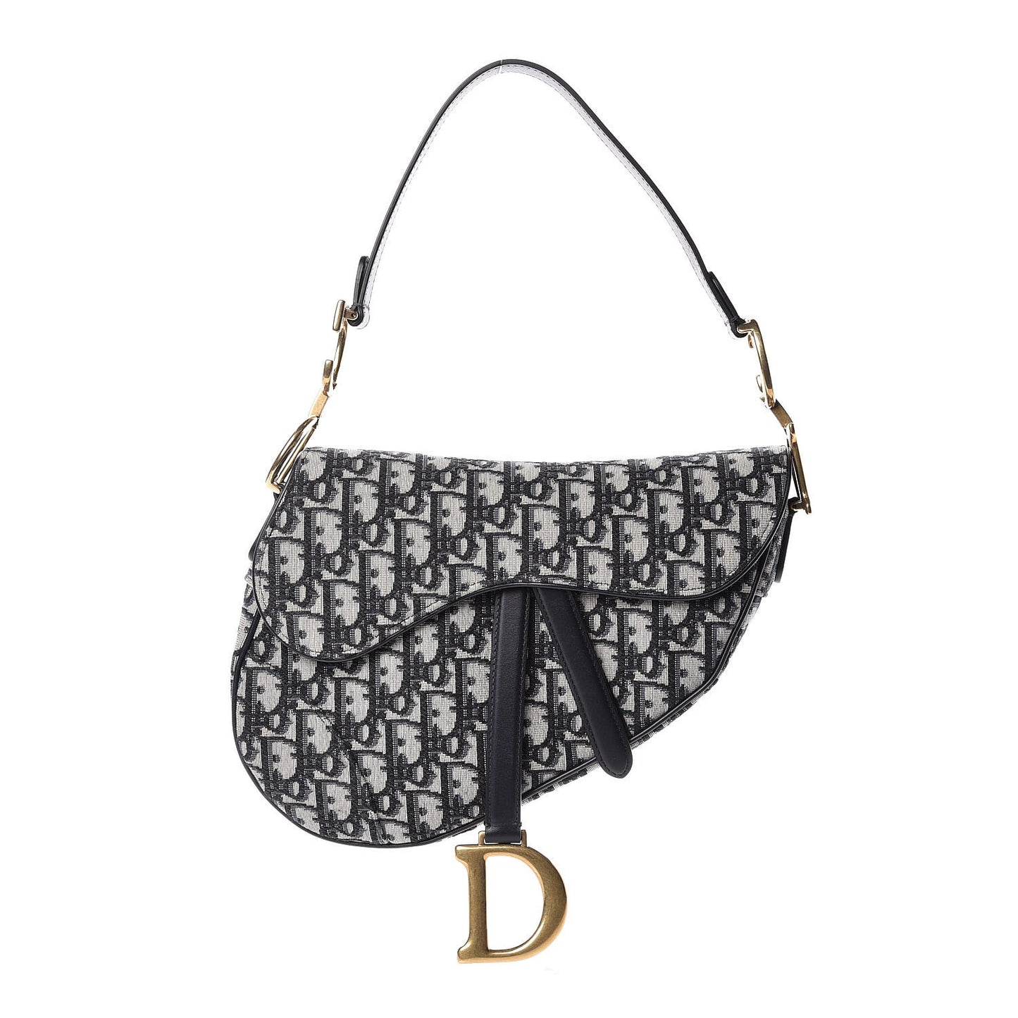 Oblique Saddle Bag Blue