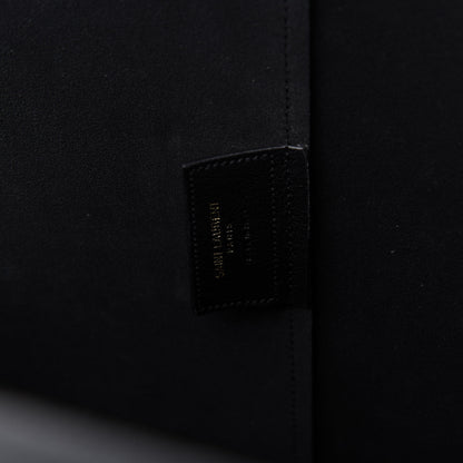 Saint Laurent Calfskin Large Shopping Tote Black 8 of 10