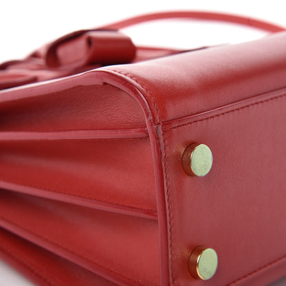 Saint Laurent Calfskin Nano Sac De Jour Lipstick Red 8 of 8