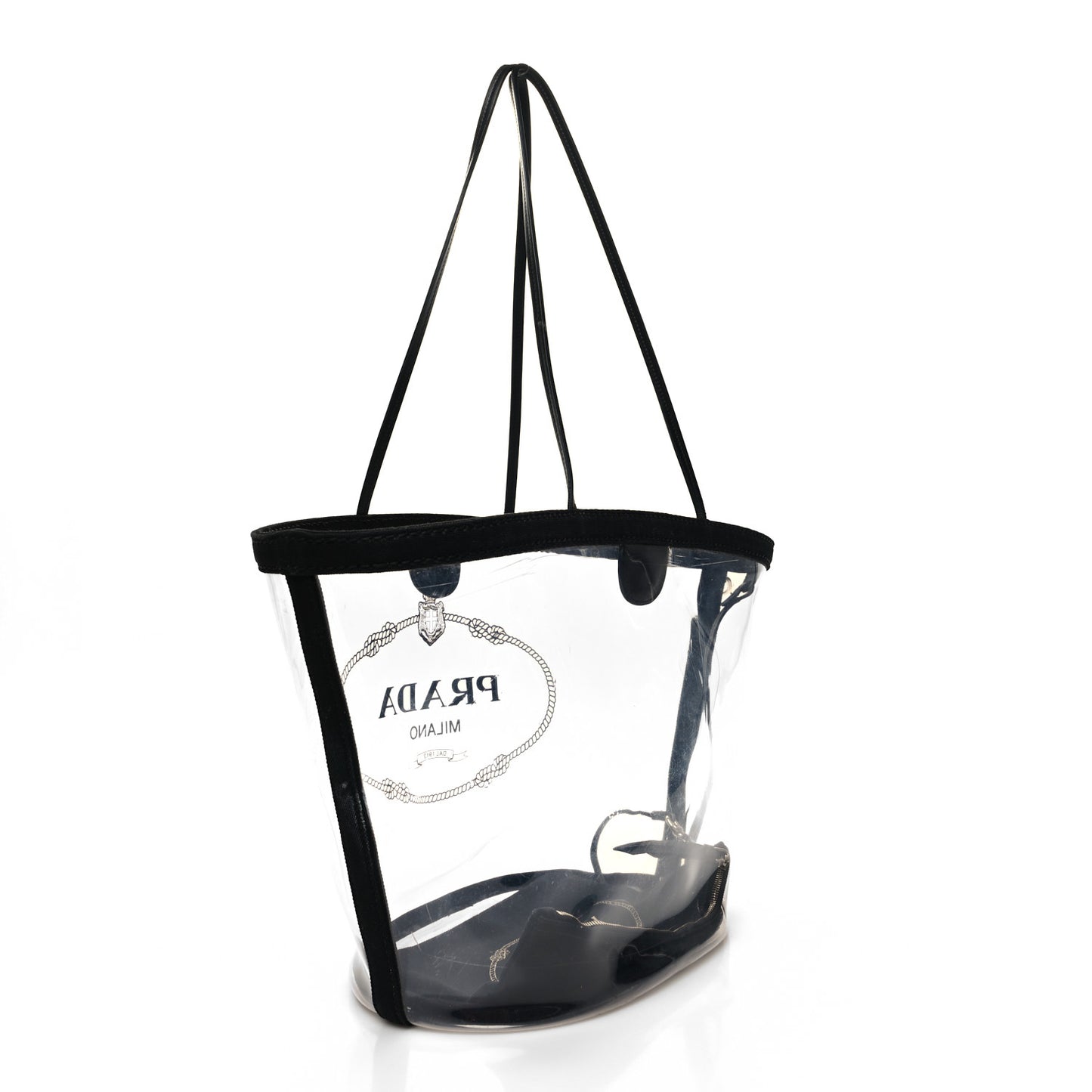 PVC Canapa Tote Black