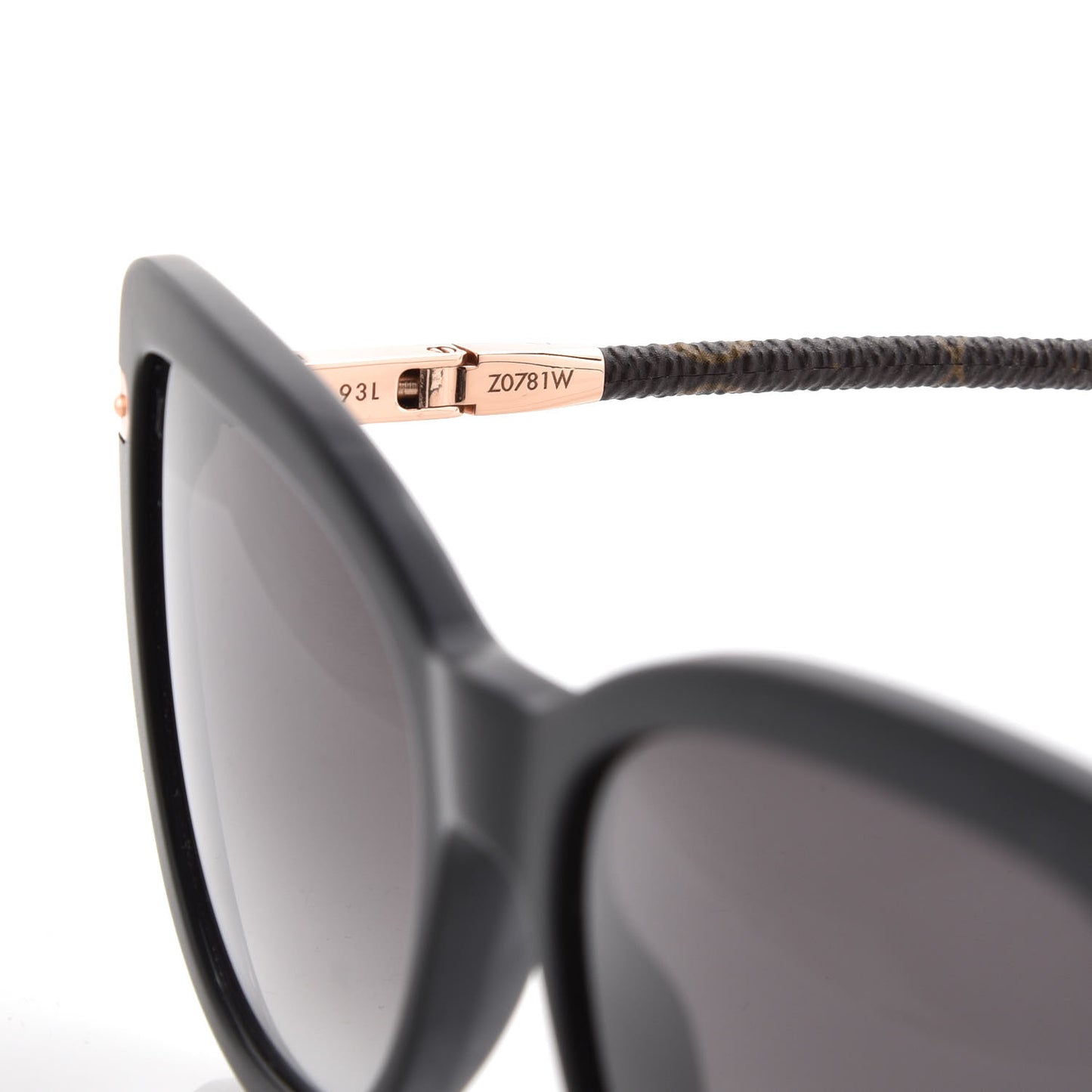 Monogram Acetate Charlotte Sunglasses Z0781W Black