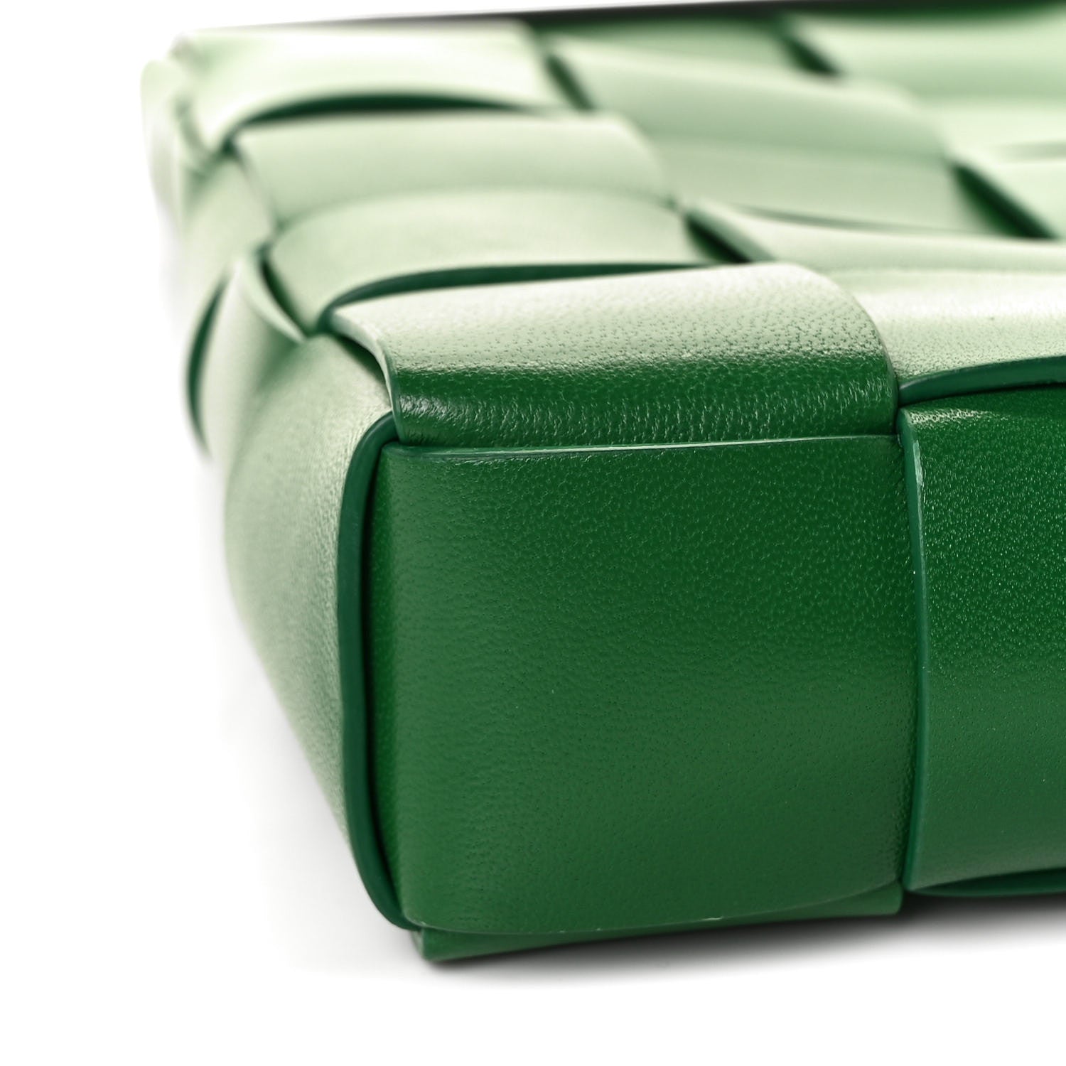 Bottega Veneta Nappa Intrecciato The Snap Clutch Racing Green 15 of 18