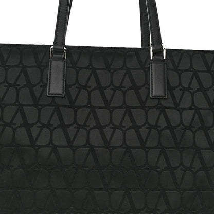 Valentino Garavani Nylon Iconographe Shopping Tote Black 8 of 11
