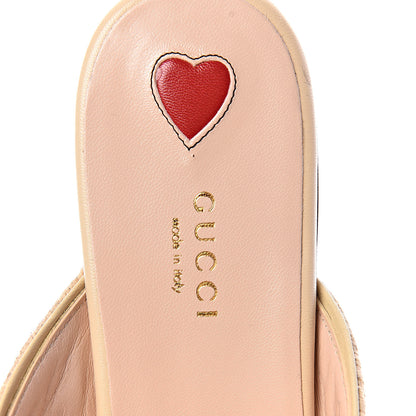 Gucci Raffia Womens Princetown Slippers 40 Naturale Sand Storm 7 of 8