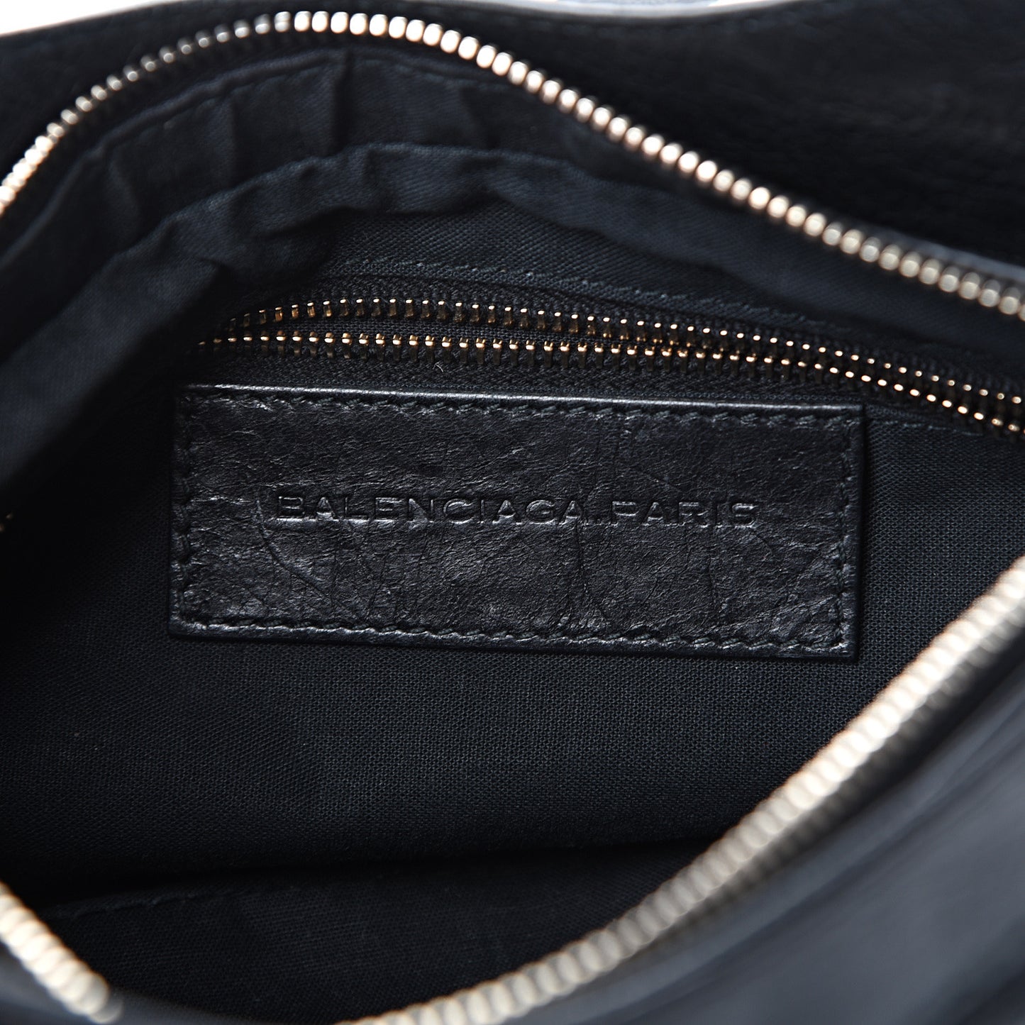 Agneau Giant 12 Rose Gold Hardware Hip Black