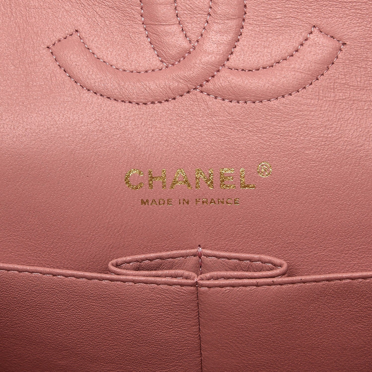 Chanel Caviar Quilted Medium Double Flap Pink 6 of 9