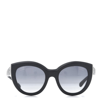 Chanel Acetate Polarized Butterfly Signature Sunglasses 5331 Black 2 of 8