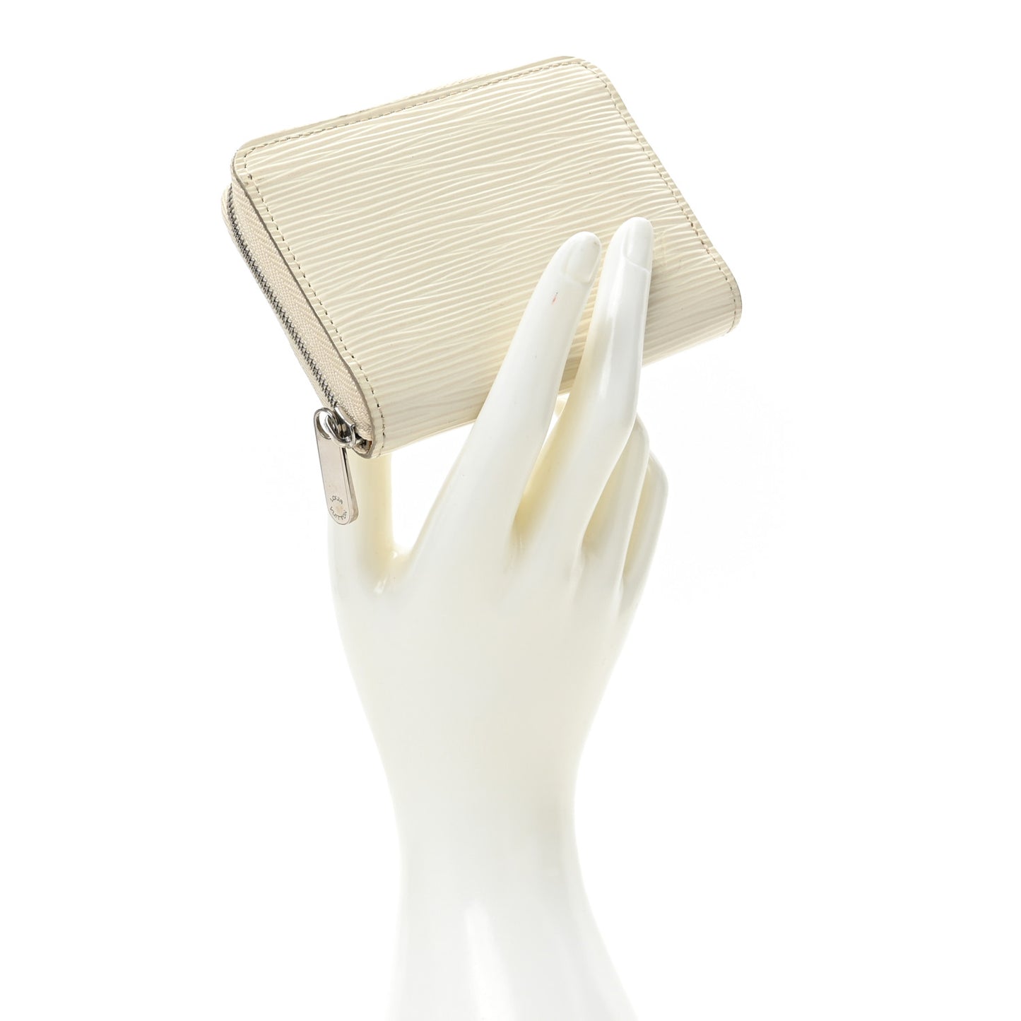 Epi Zippy Coin Purse Ivory