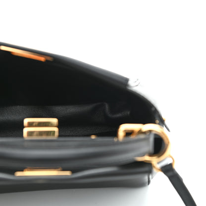 Fendi Nappa Mini Peekaboo Iconic Satchel Black 6 of 9
