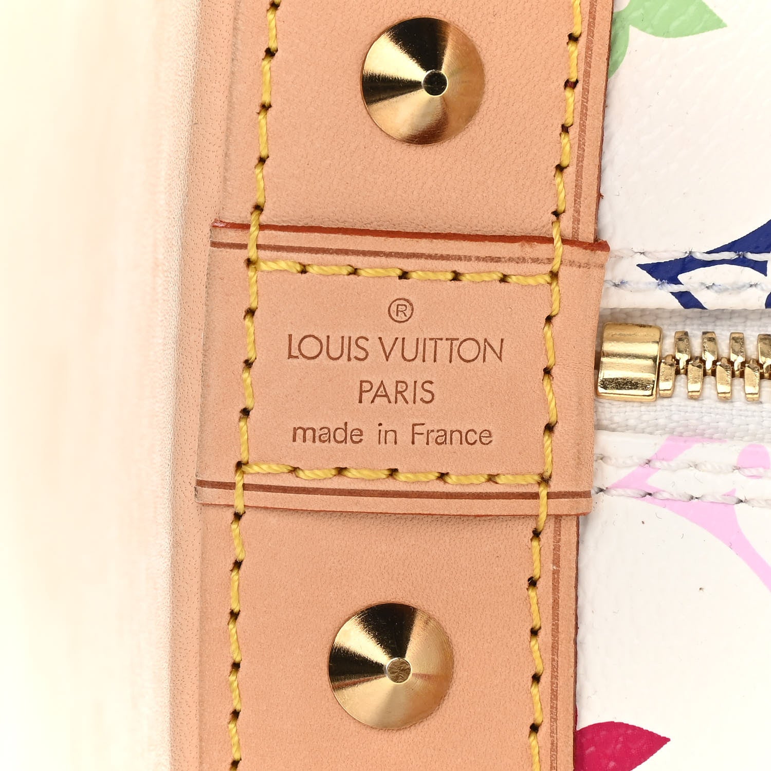 Louis Vuitton Monogram Multicolor Alma White 6 of 13
