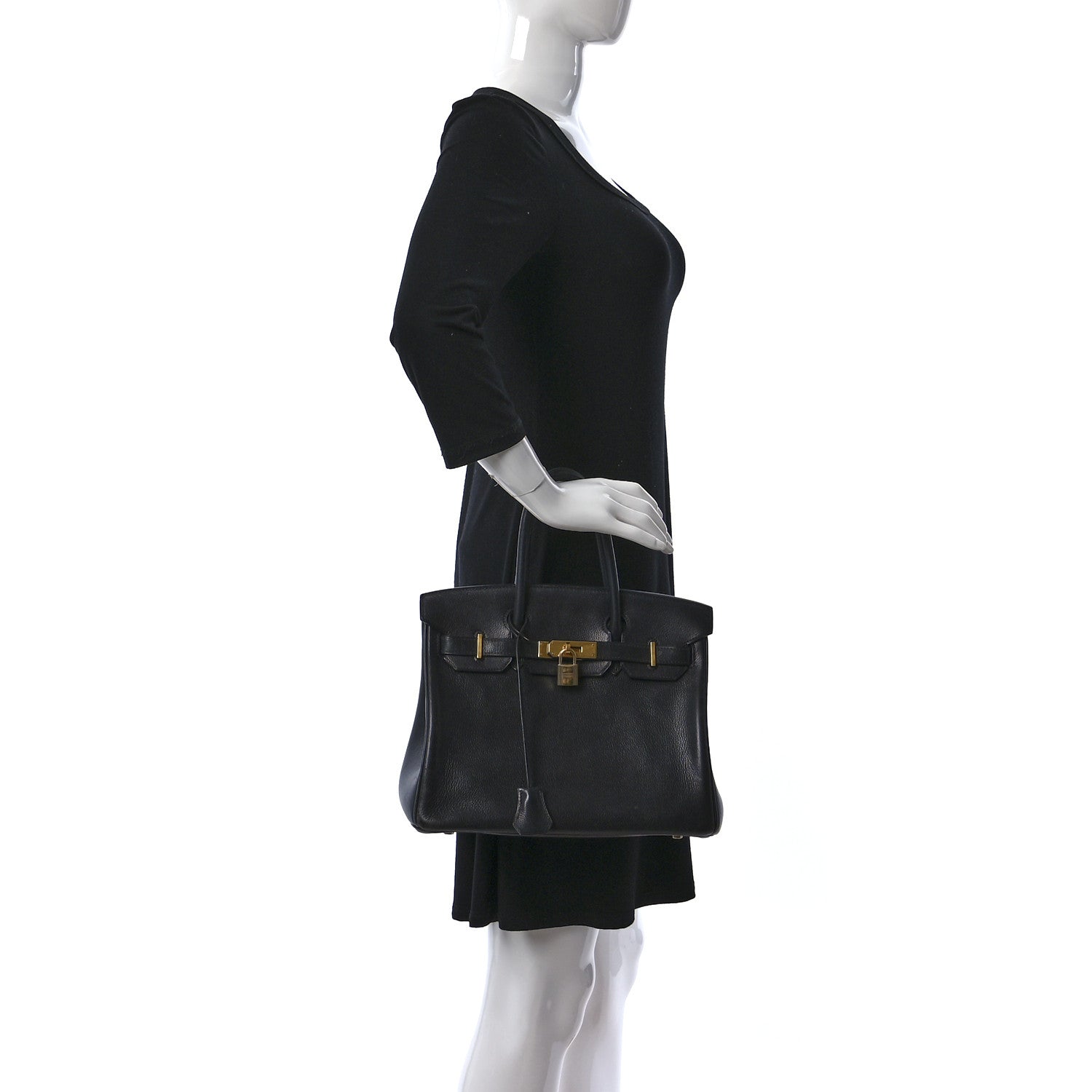 Hermes Evergrain Birkin 30 Black 3 of 20