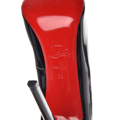 Christian Louboutin Patent Pigalle 120 Pumps 39 Black 6 of 10