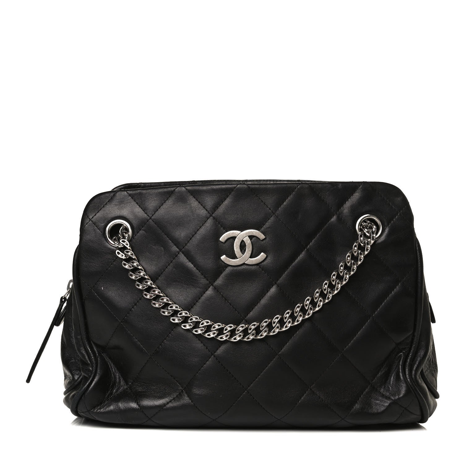 Chanel Lambskin Bijoux Chain Shopping Tote Black 1 of 13