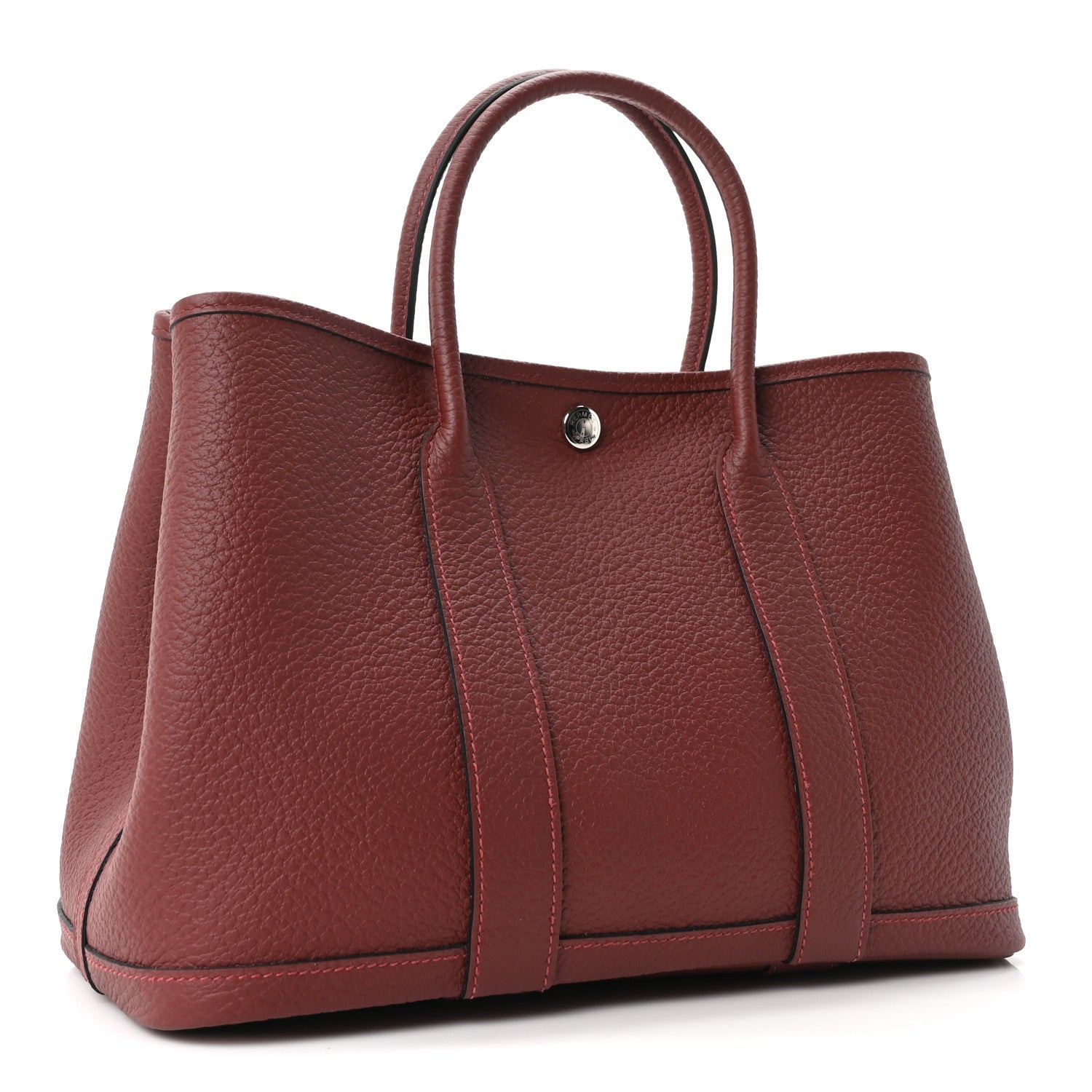 Hermes Vache Country Garden Party 30 TPM Rouge H 3 of 11