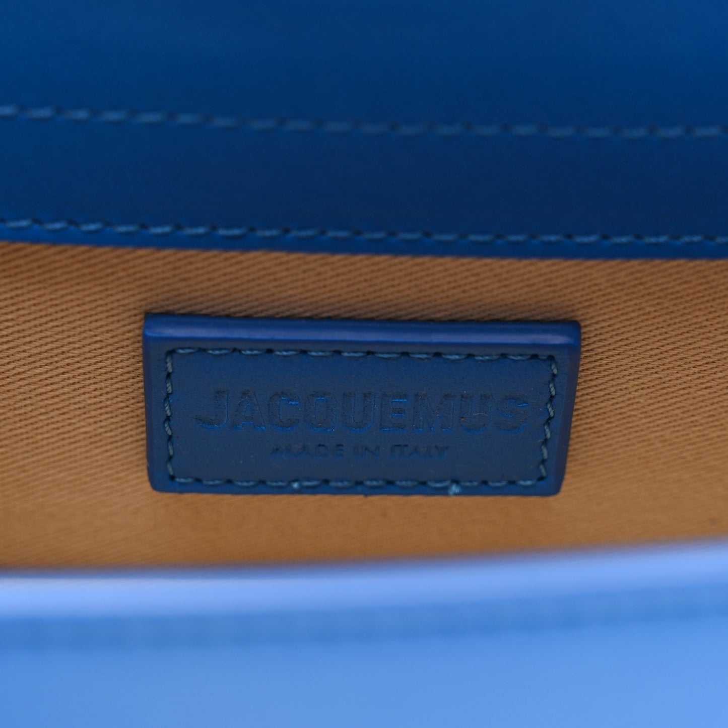 Smooth Calfskin Le Bambino Blue