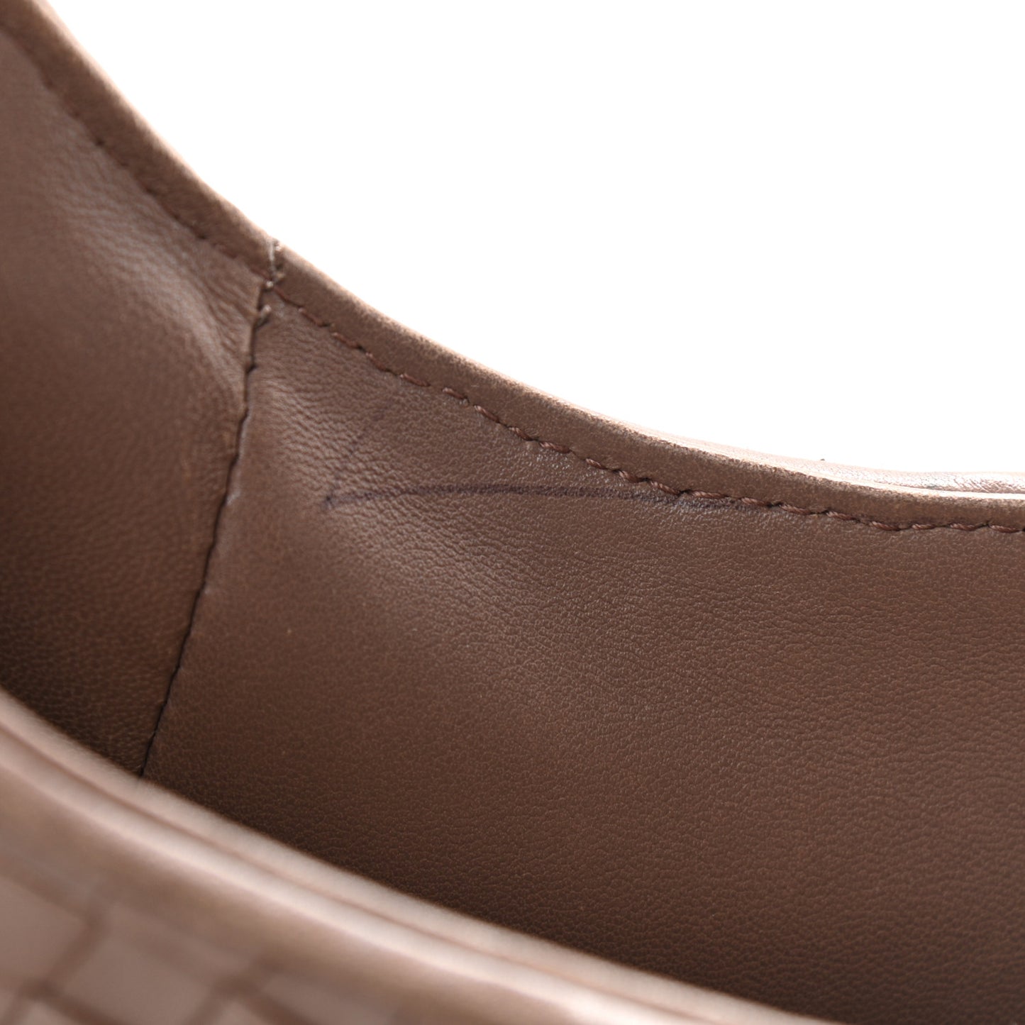 Nappa Intrecciato Ball Hobo Brown