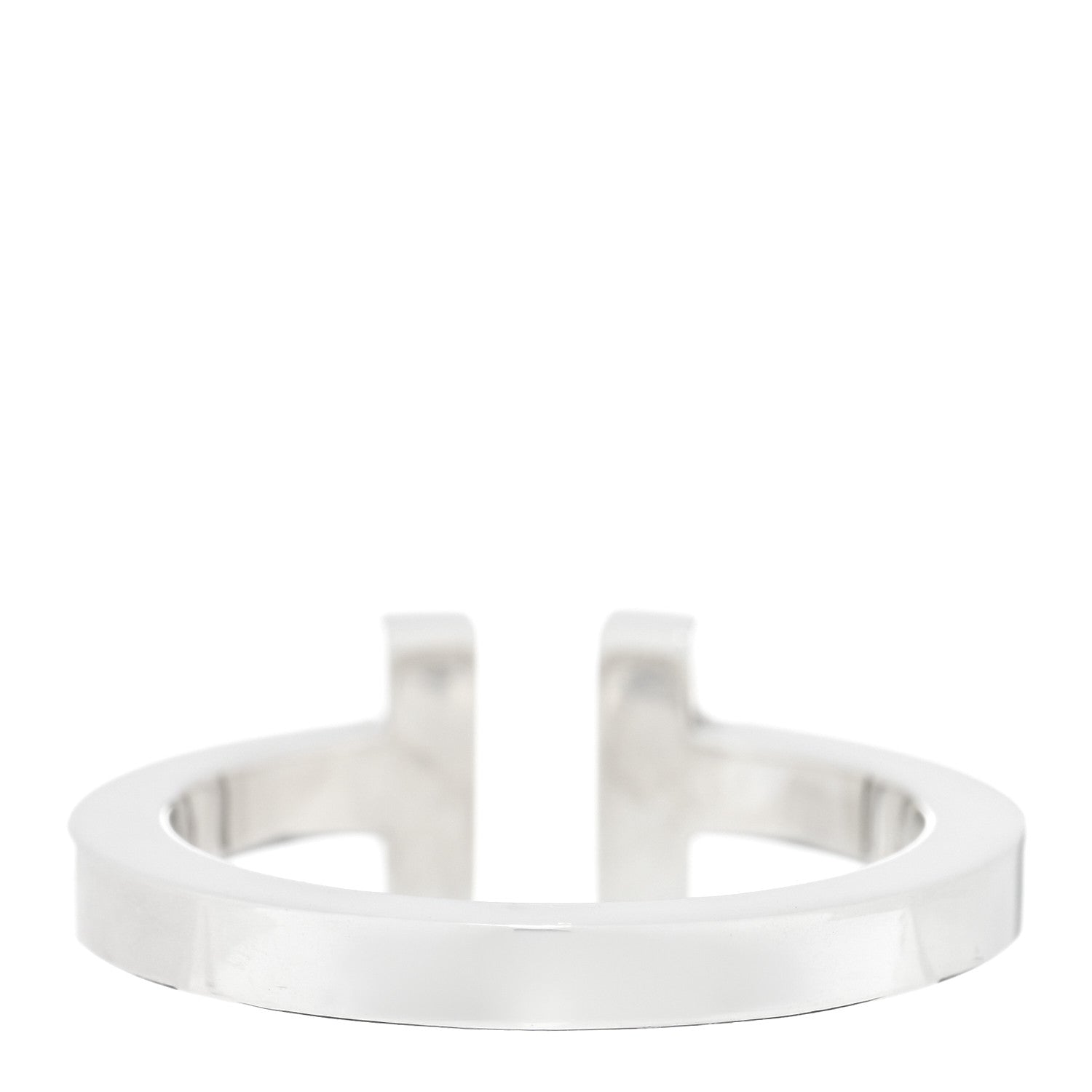 Tiffany Sterling Silver T Square Ring 55 7.25 3 of 4