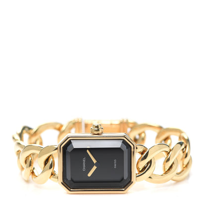 Chanel 18K Yellow Gold 20mm Chain Premiere Quartz Watch XL 2 of 4