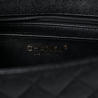 Chanel Caviar Quilted Mini Top Handle Rectangular Flap Black 6 of 9