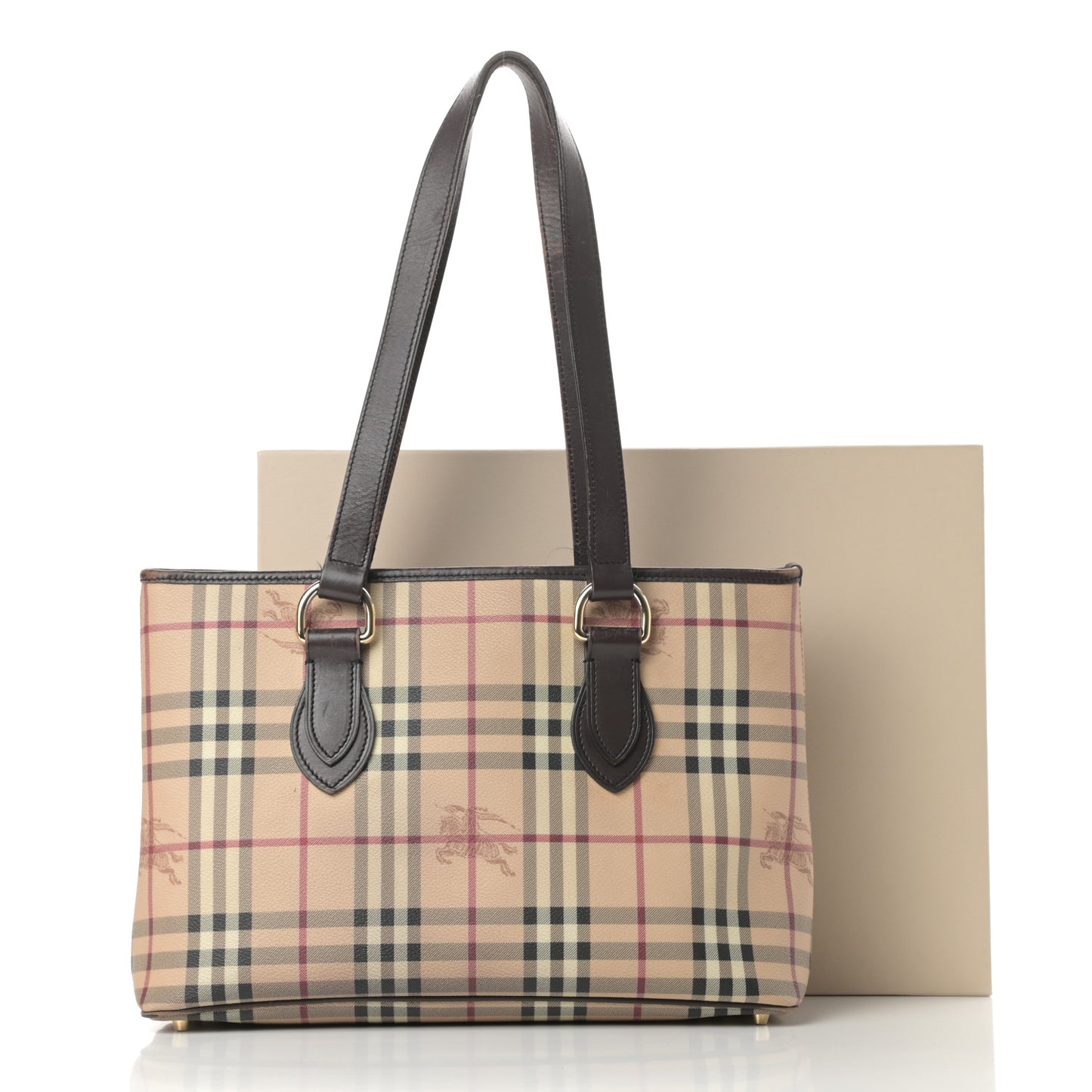 Haymarket Check Medium Regent Tote Chocolate