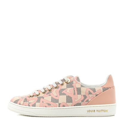 Louis Vuitton Damier Azur Tahitienne Bora Bora Sneakers 36 Rose Ballerine 1 of 10