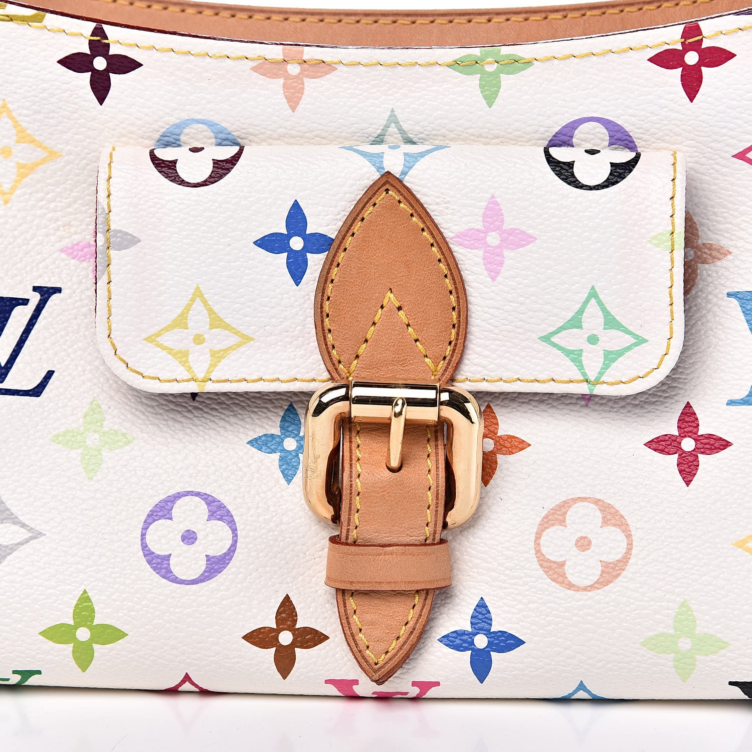 Louis Vuitton Monogram Multicolor Eliza White 9 of 9