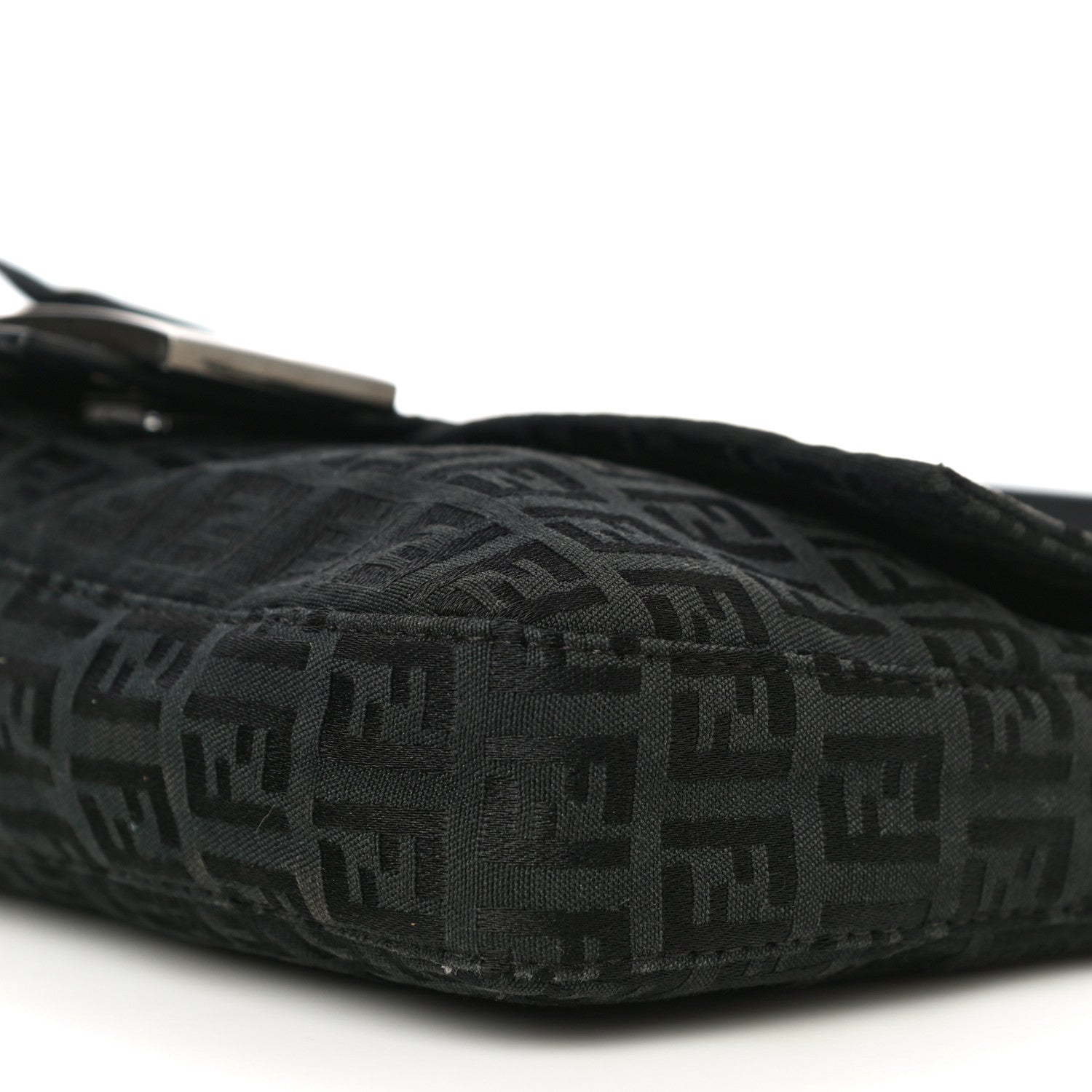Fendi Zucchino Baguette Black 9 of 16