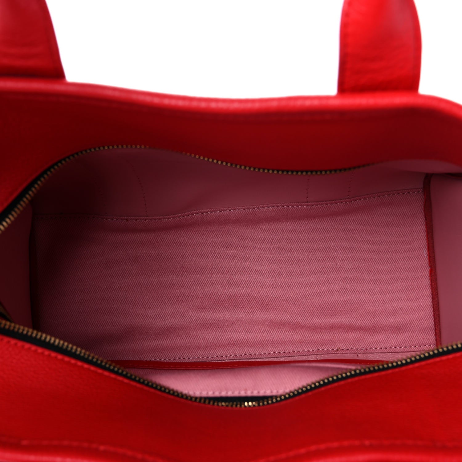 Marc Jacobs Grained Calfskin Medium The Tote Bag Red 5 of 9