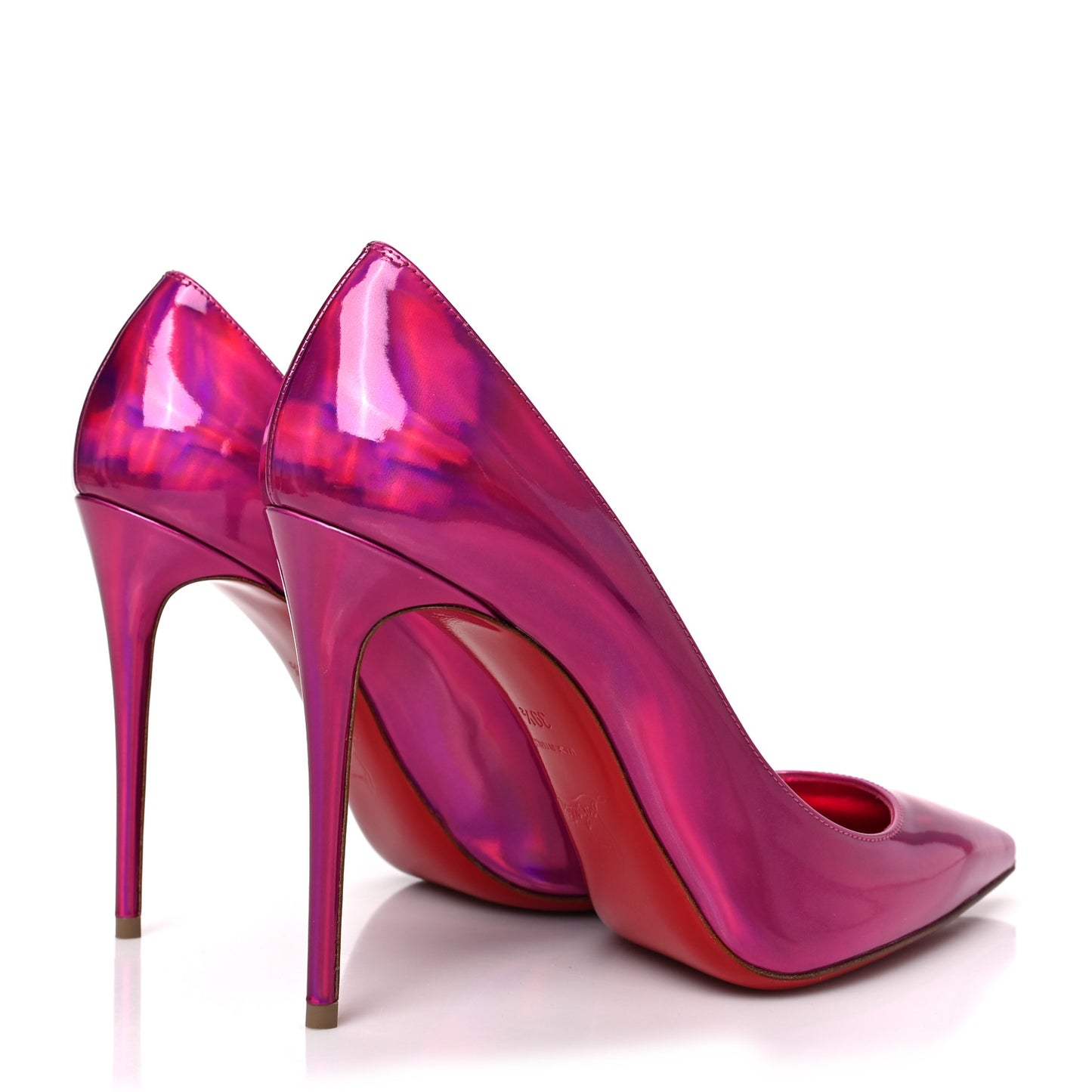 Metallic Patent Psychic So Kate 100 Pumps 39.5 Fuxia