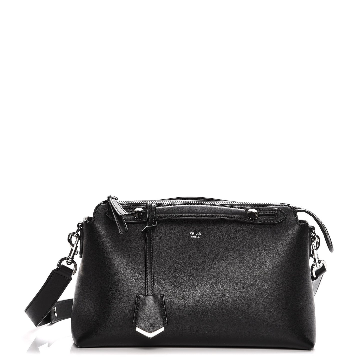 Vitello Dolce Medium By The Way Boston Bag Black